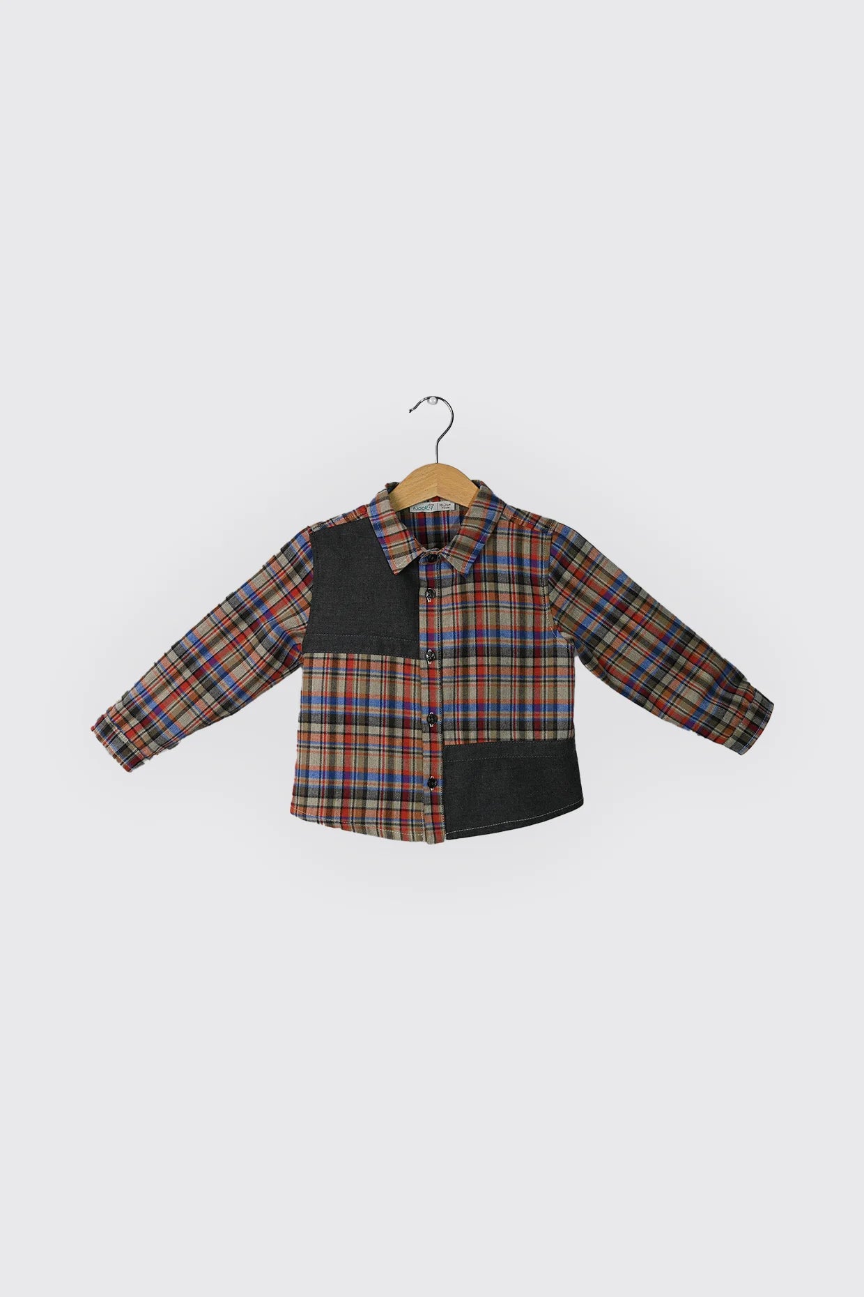 Chemise en tissu à carreau 100% coton