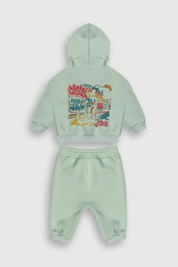 Ensemble jogging avec capuche pour garçon