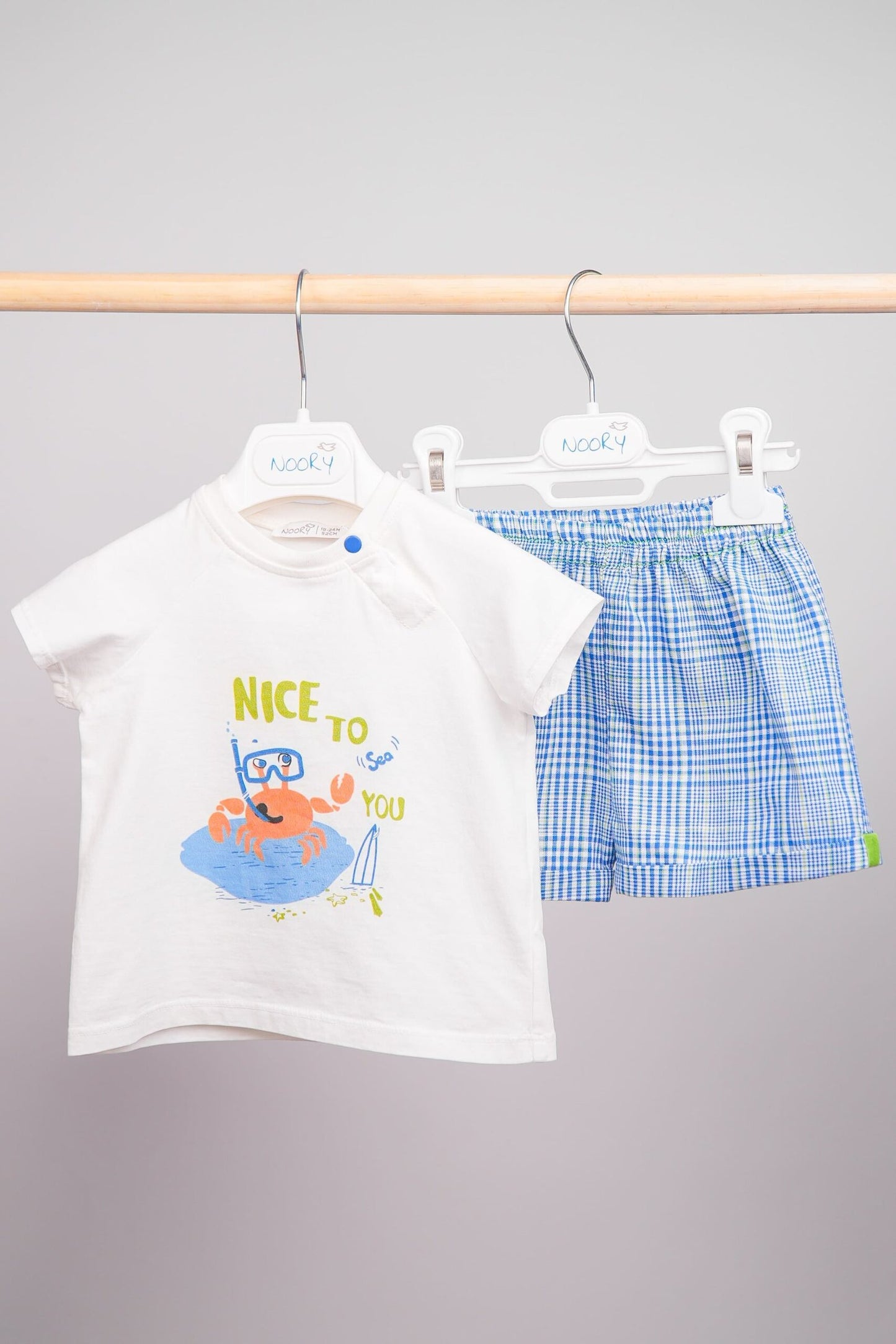 Ensemble T-shirt et short bébé garçon 100% coton