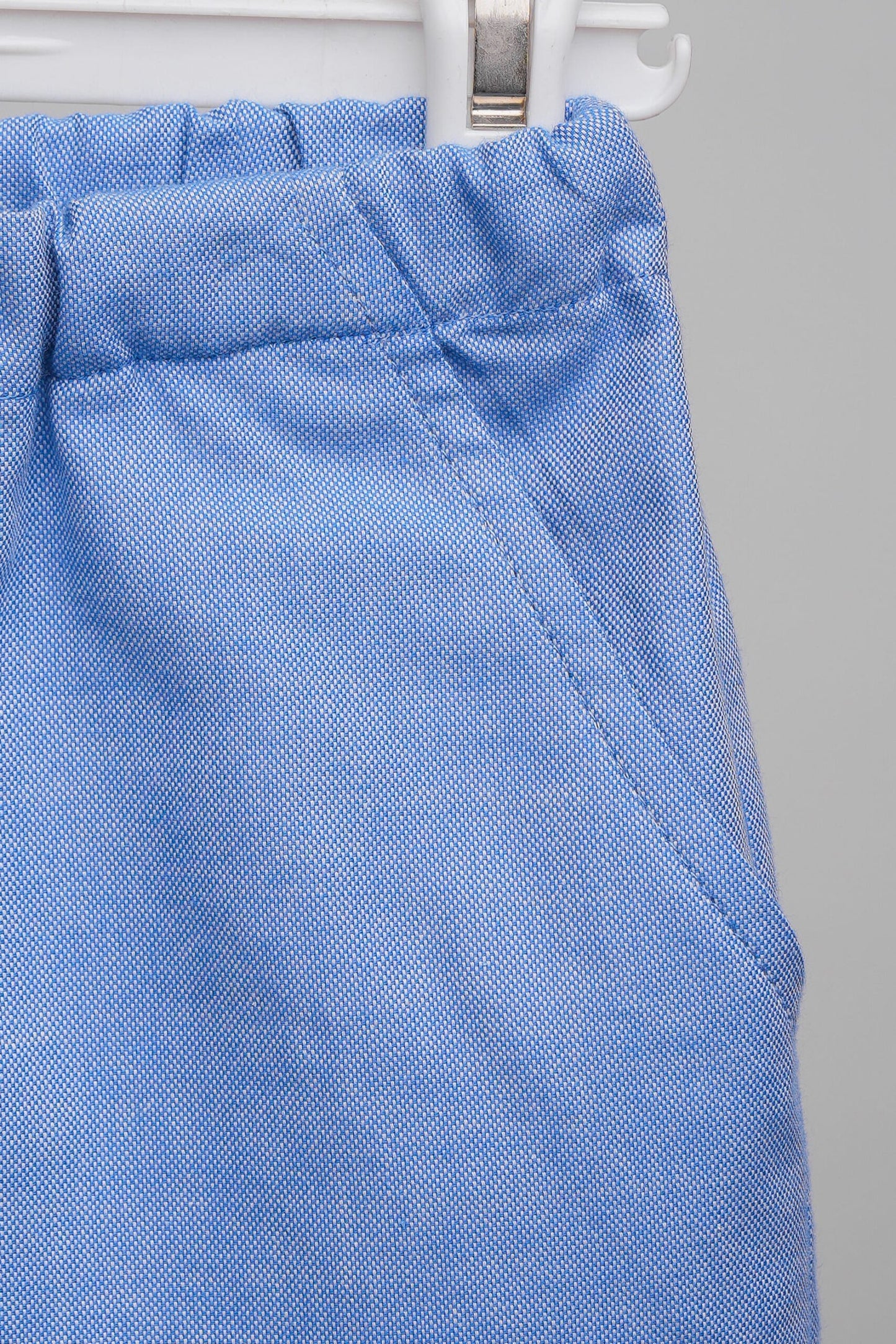 Short bleu pour garçon 100 % coton