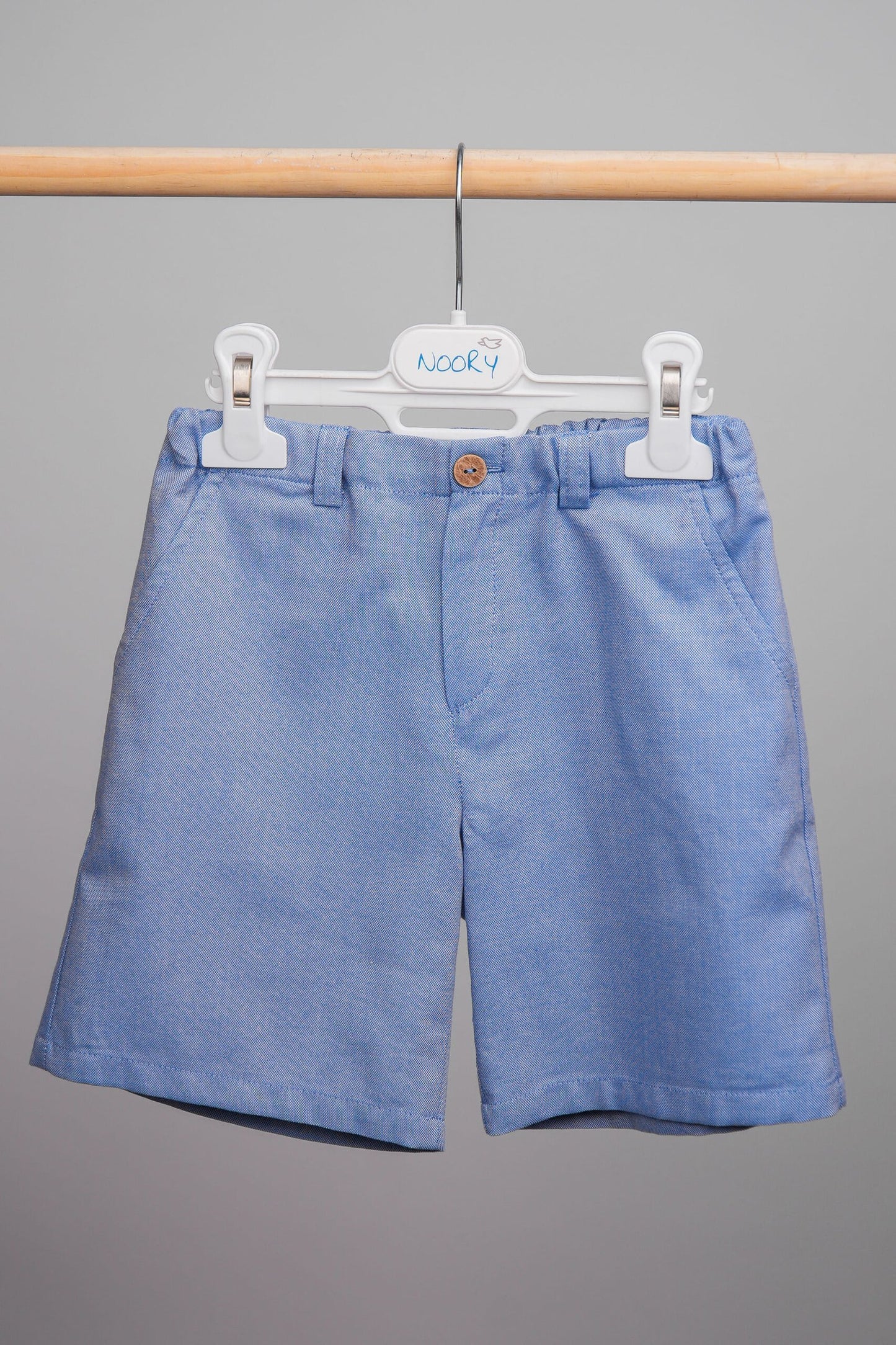 Short bleu pour garçon 100 % coton
