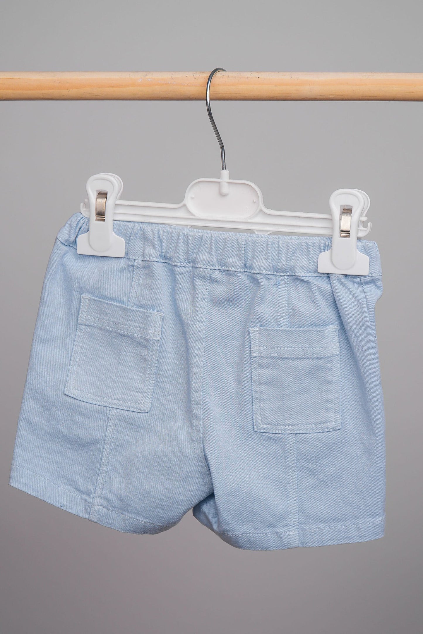 Short pour bébé garçon en gabardine 100 % coton