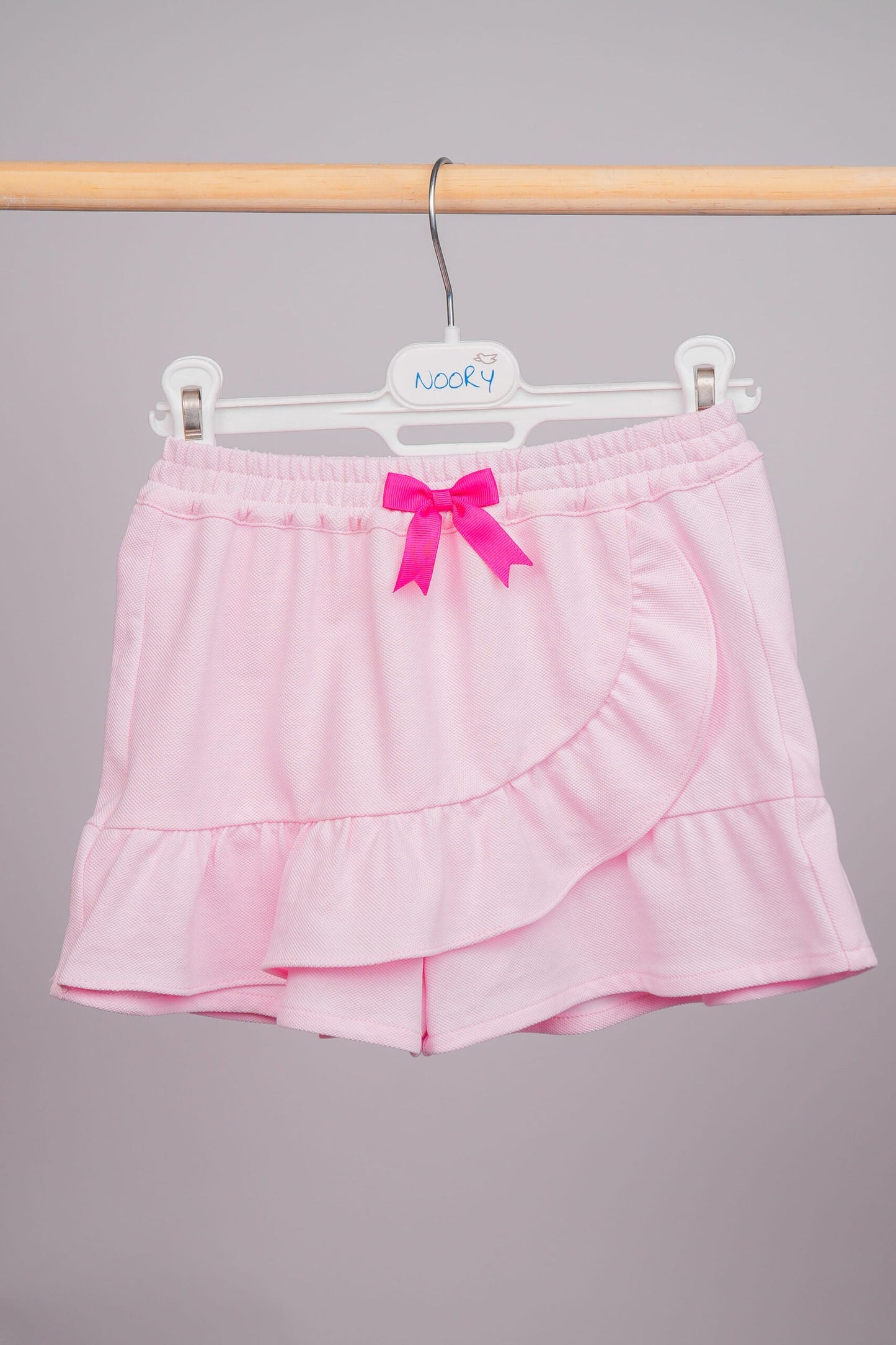 Ensemble pour fille en piqué rose 100 % coton