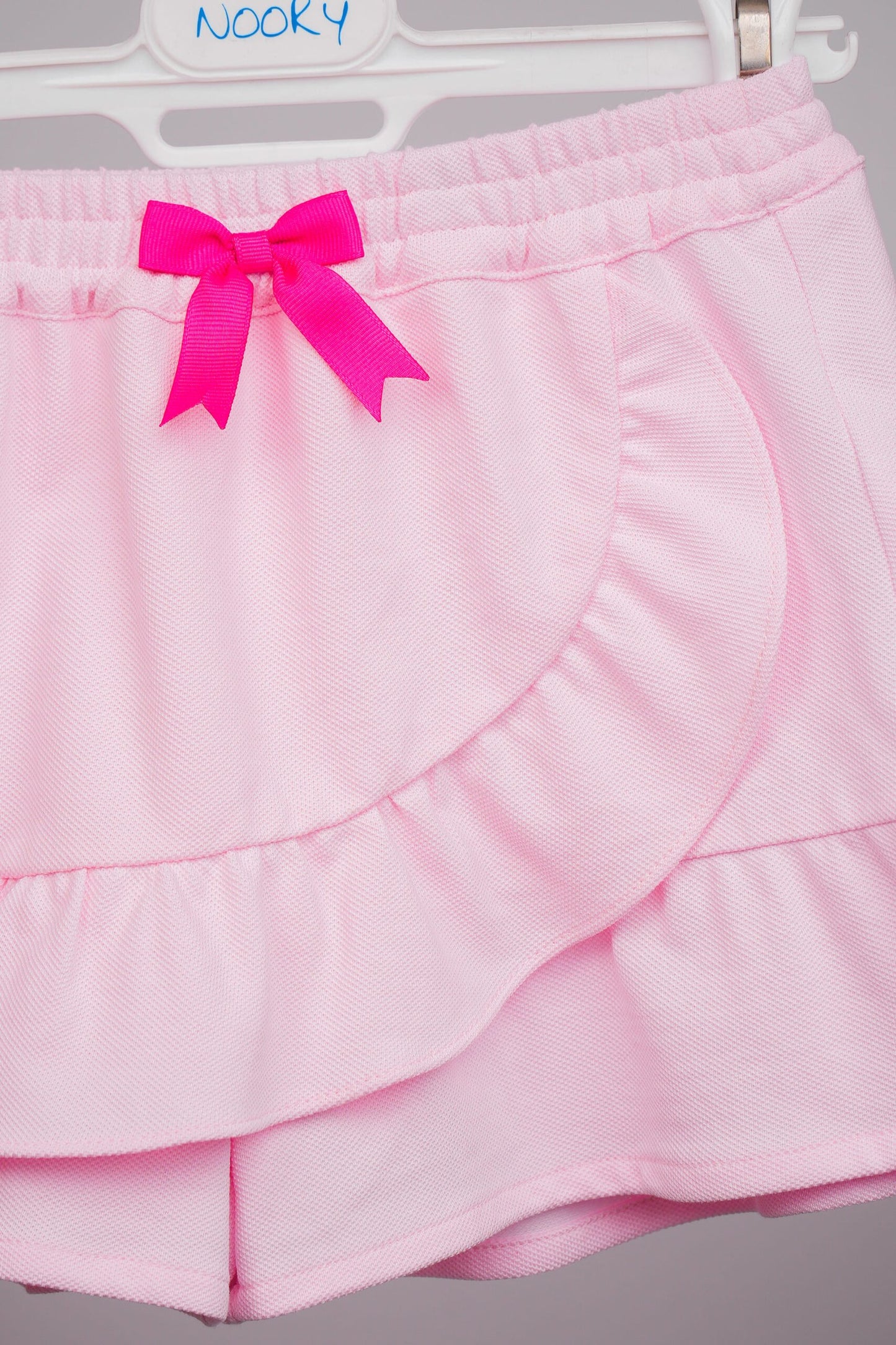 Ensemble pour fille en piqué rose 100 % coton