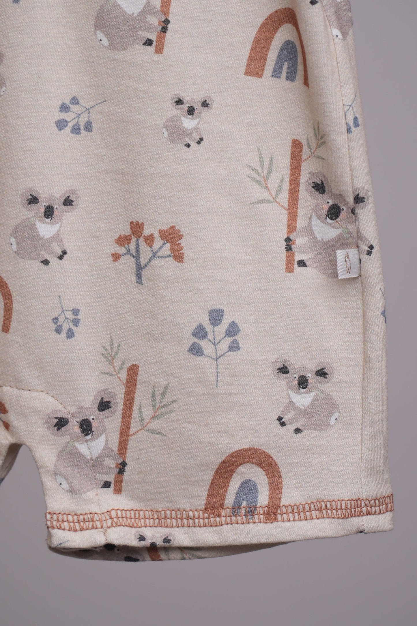 Pack de naissance 3 pièces + Pochette – Motifs Koala, Rayures & Naturel