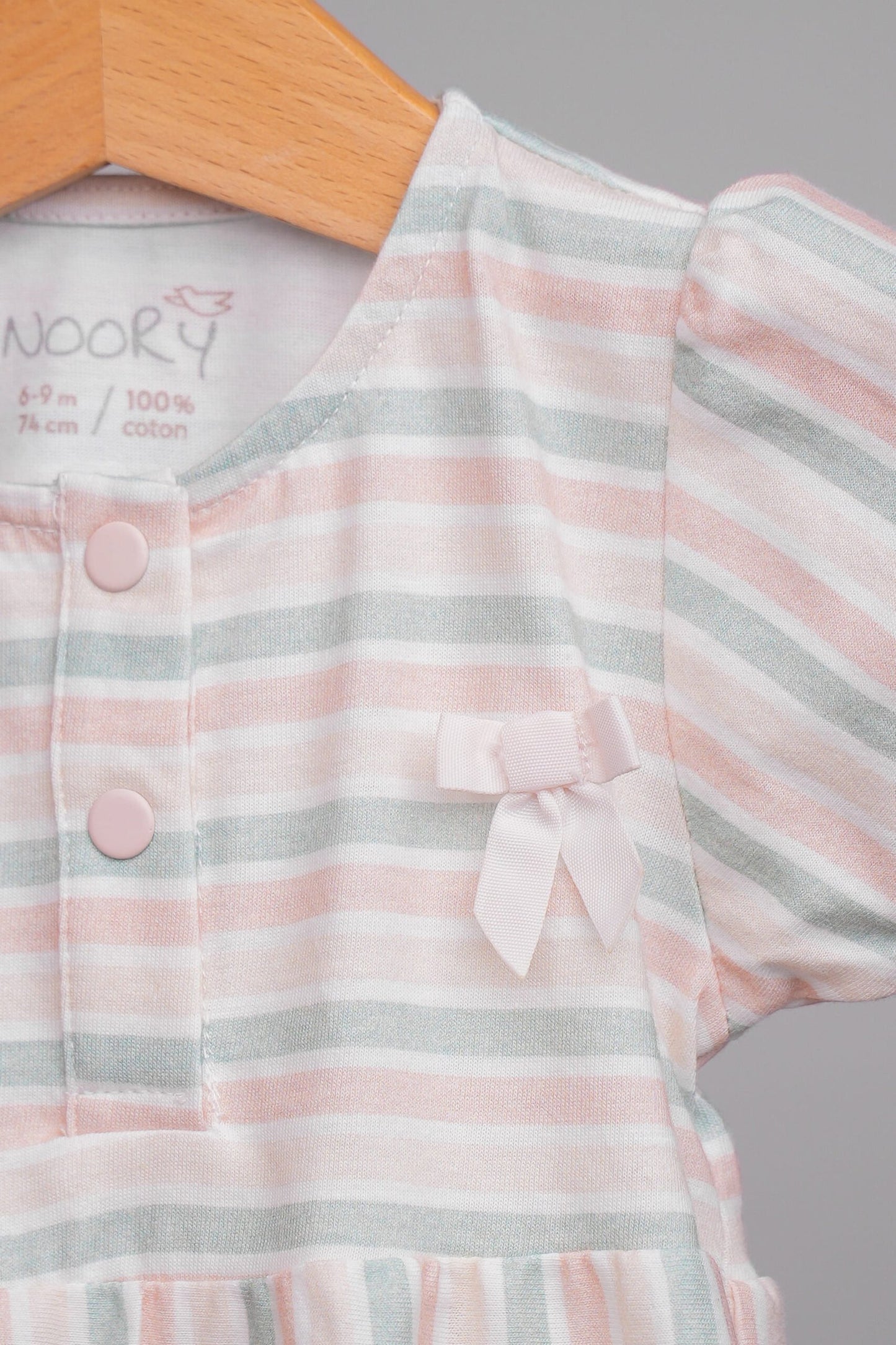 Pack de naissance 3 pièces + Pochette – motifs pastel fille