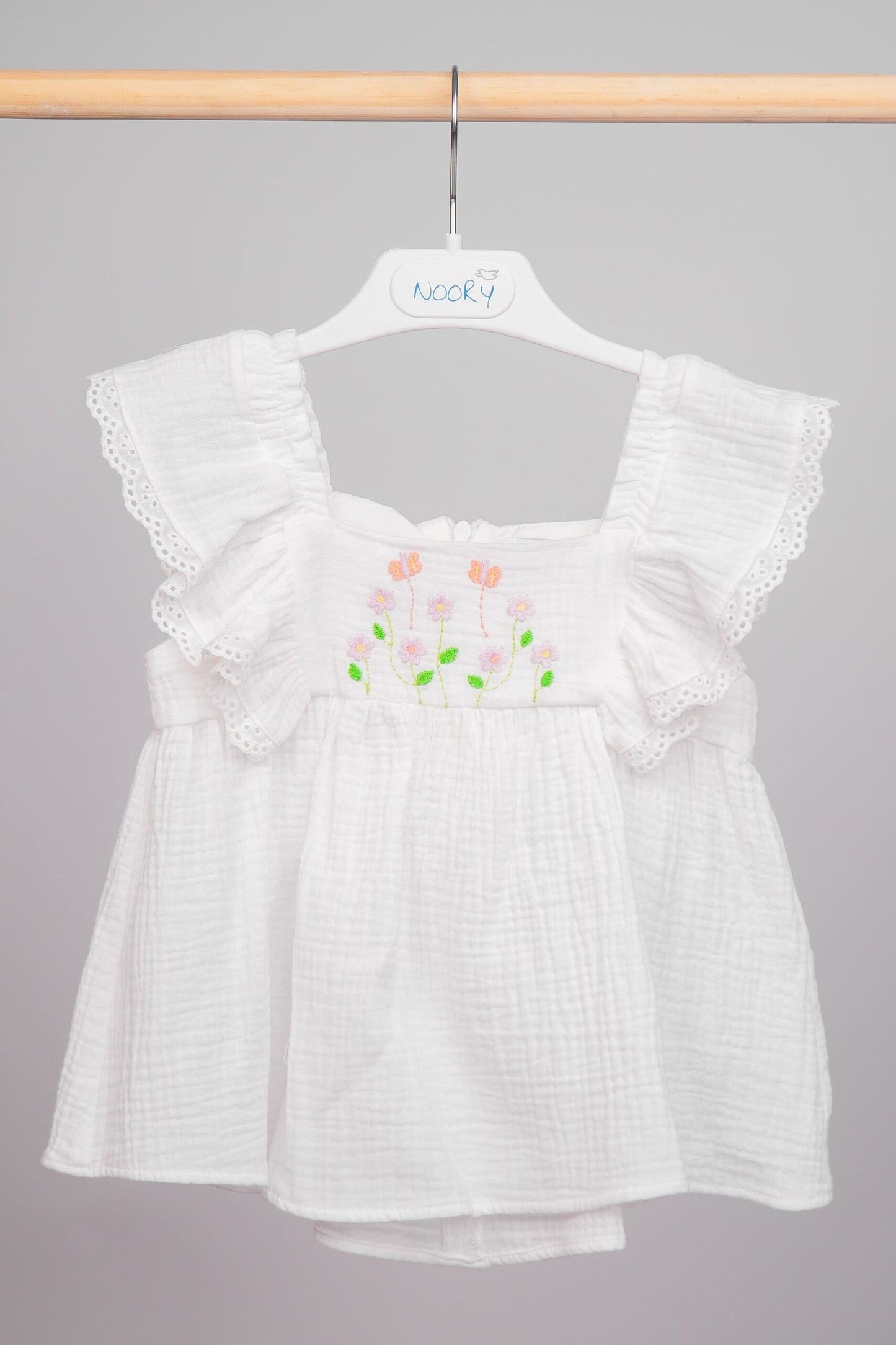 Ensemble d’Été en Double Gaze pour fille