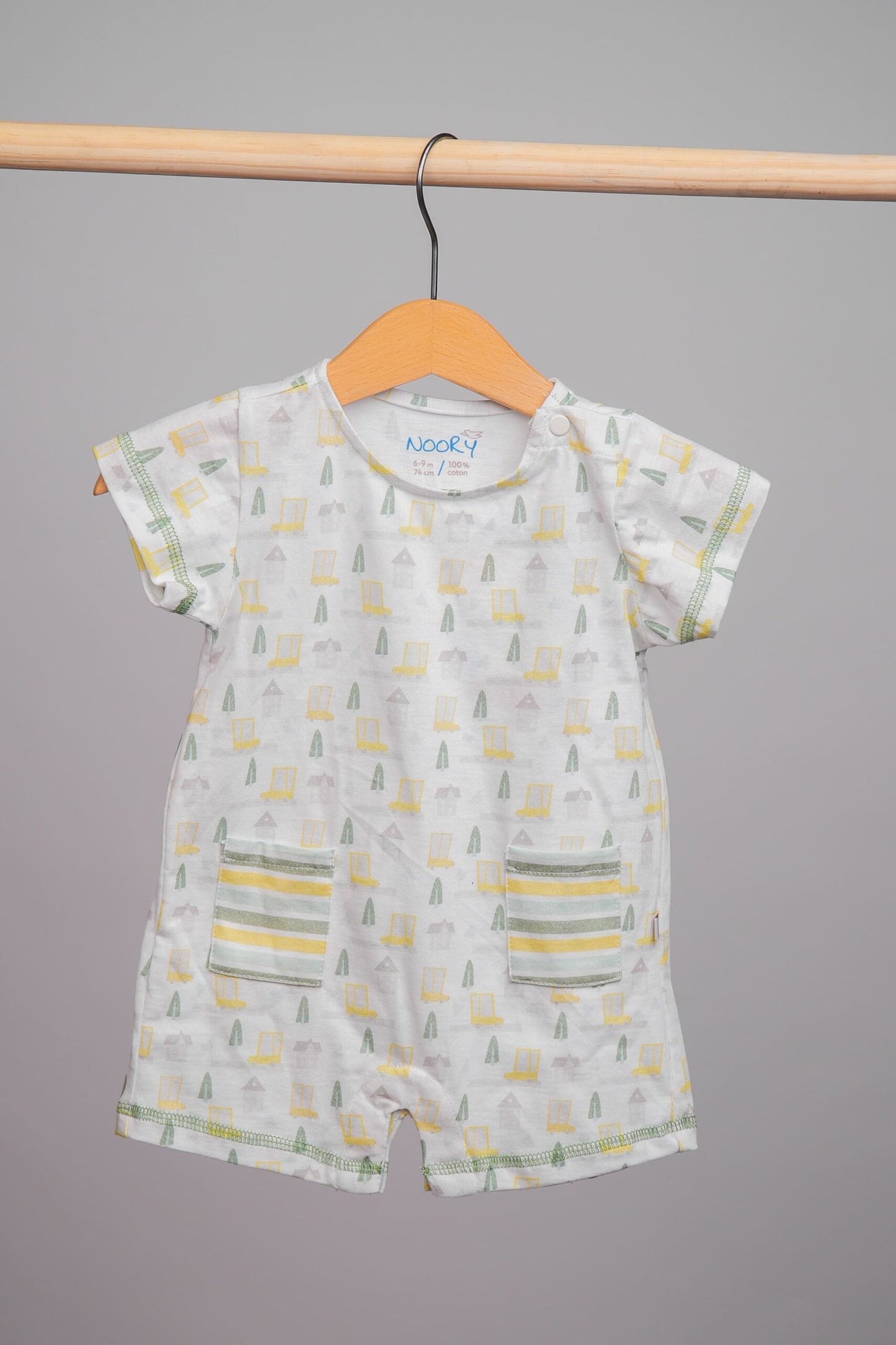 Pack de naissance 3 pièces + Pochette – motifs unisex