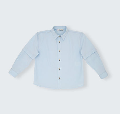 Chemise à manches amovible