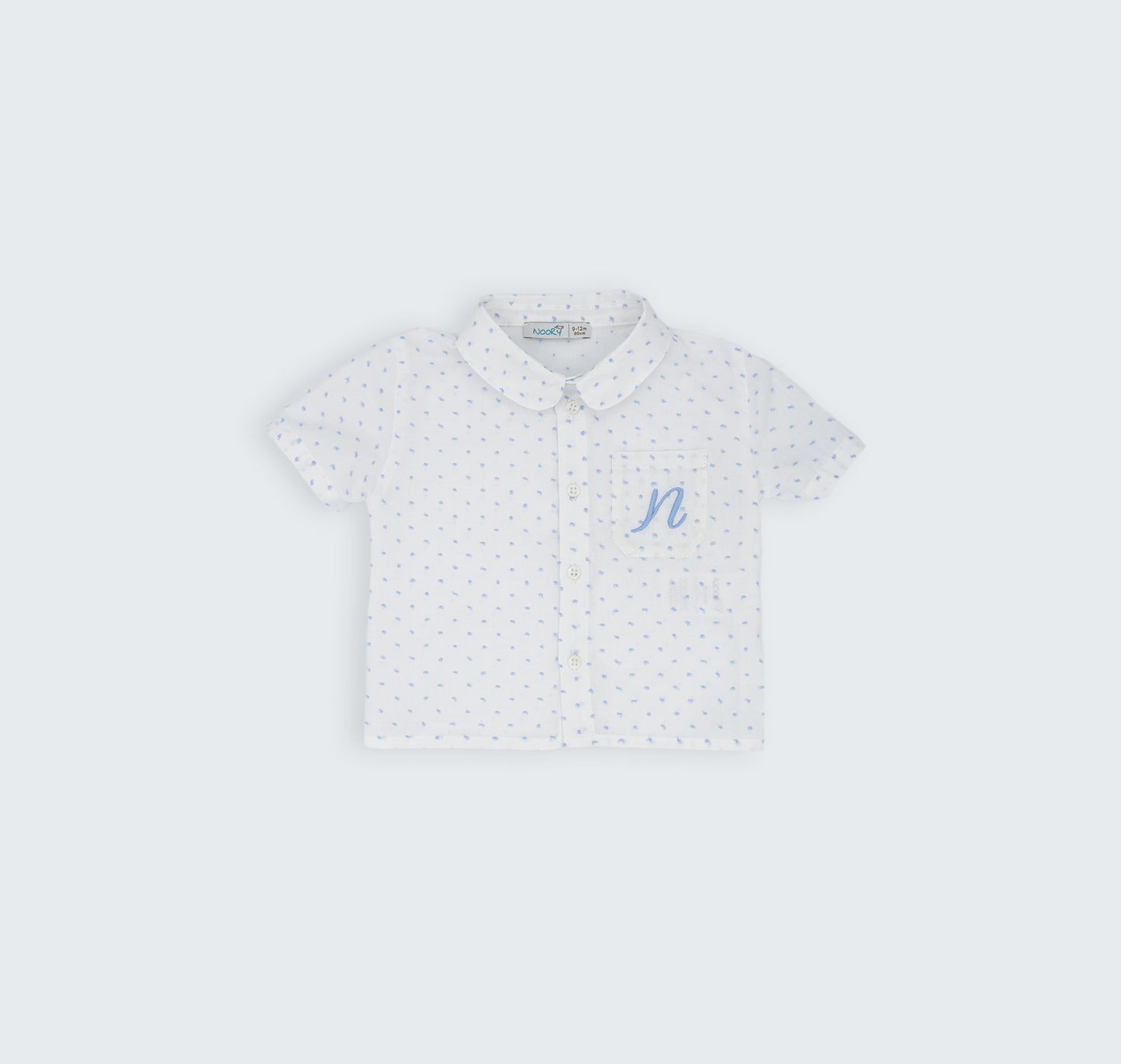 Chemise à poche brodée