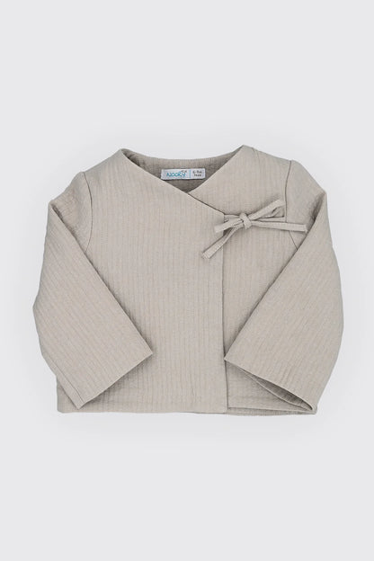Cache-cœur en tissu 100% coton avec doublure en coton organique