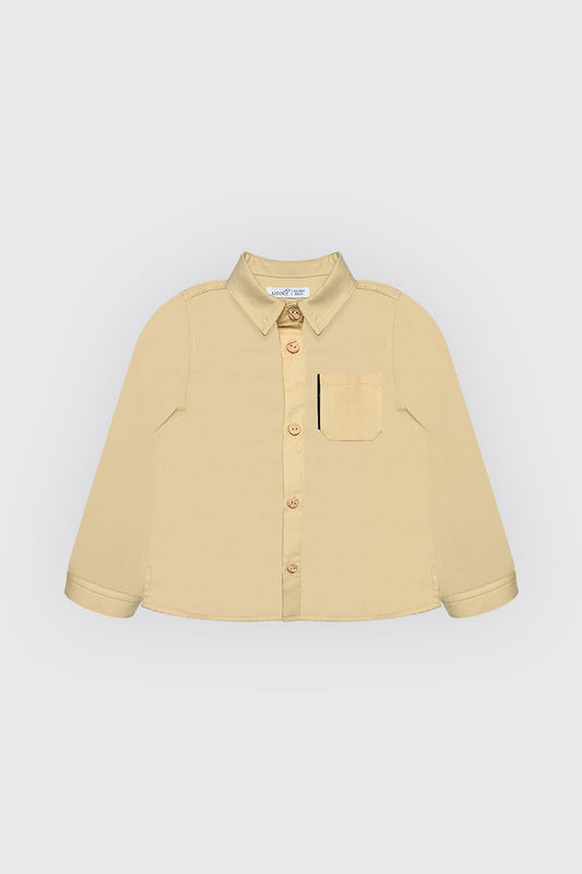 Chemise pour garçon en jaune