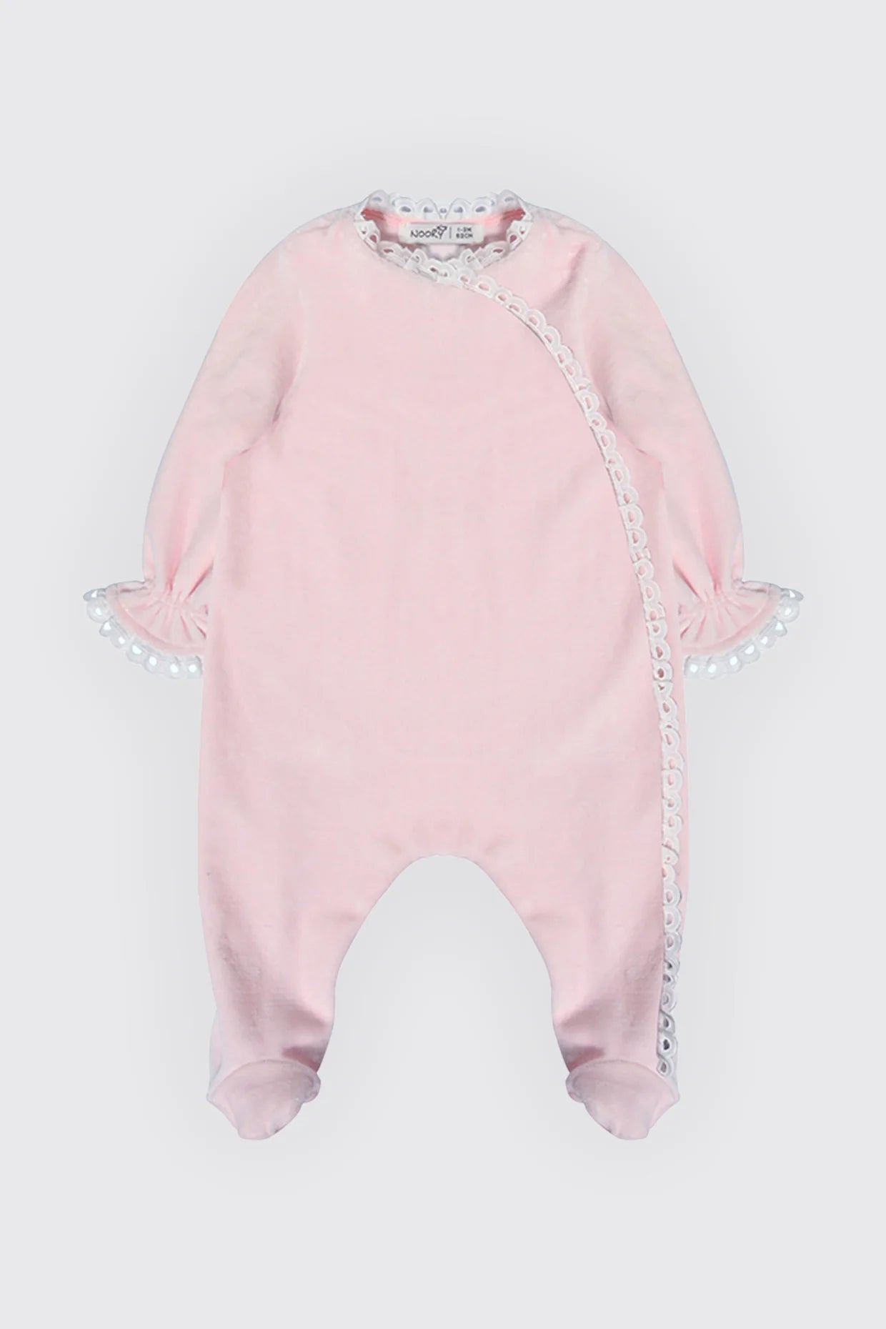 Pack dort bien rose grenouillère, moufles & Bonnet
