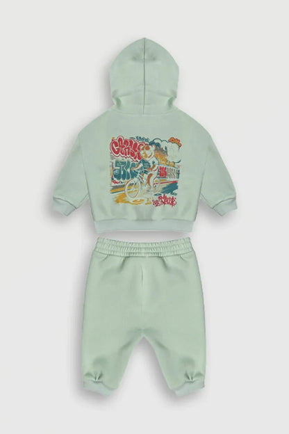 Ensemble jogging avec capuche pour garçon