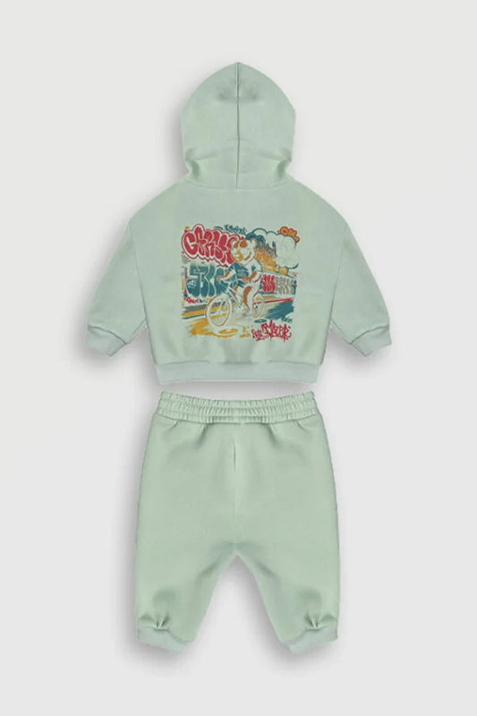Ensemble jogging avec capuche pour garçon