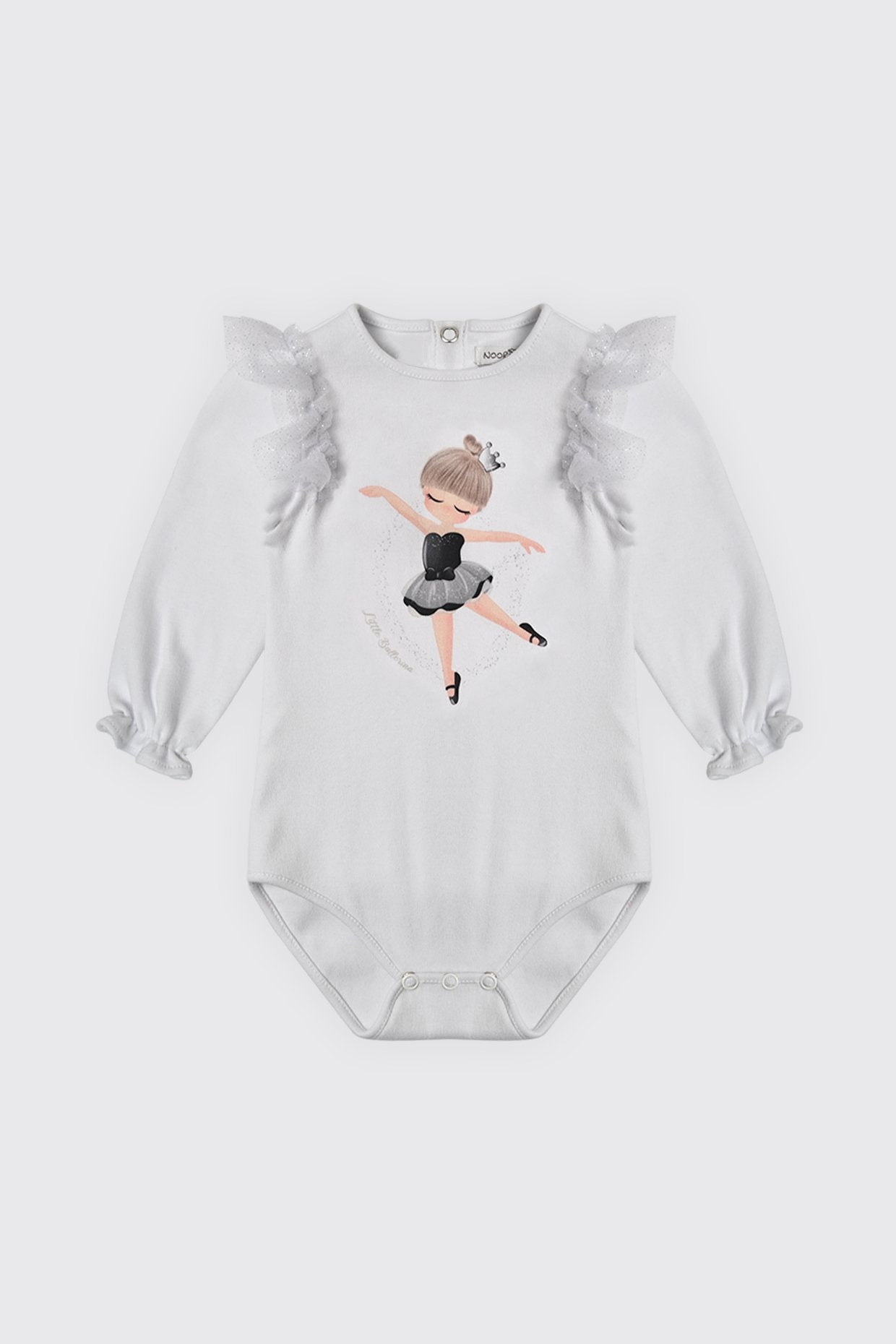 Body à  volants en tulle pailleté