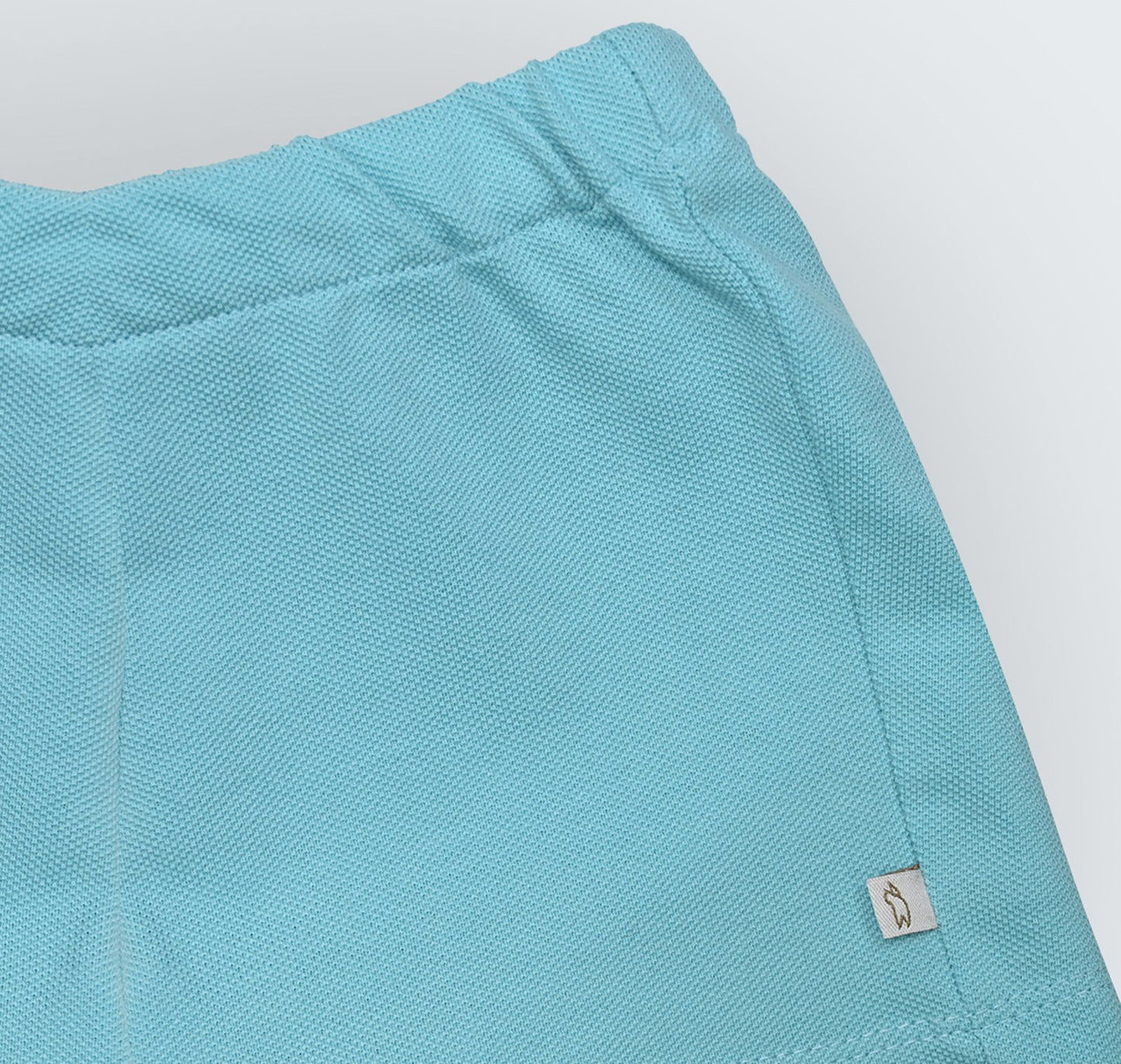 Short Vert en piqué 100% coton