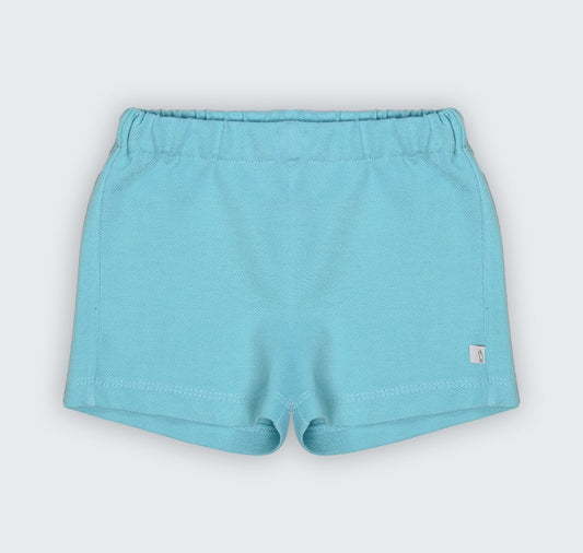 Short Vert en piqué 100% coton