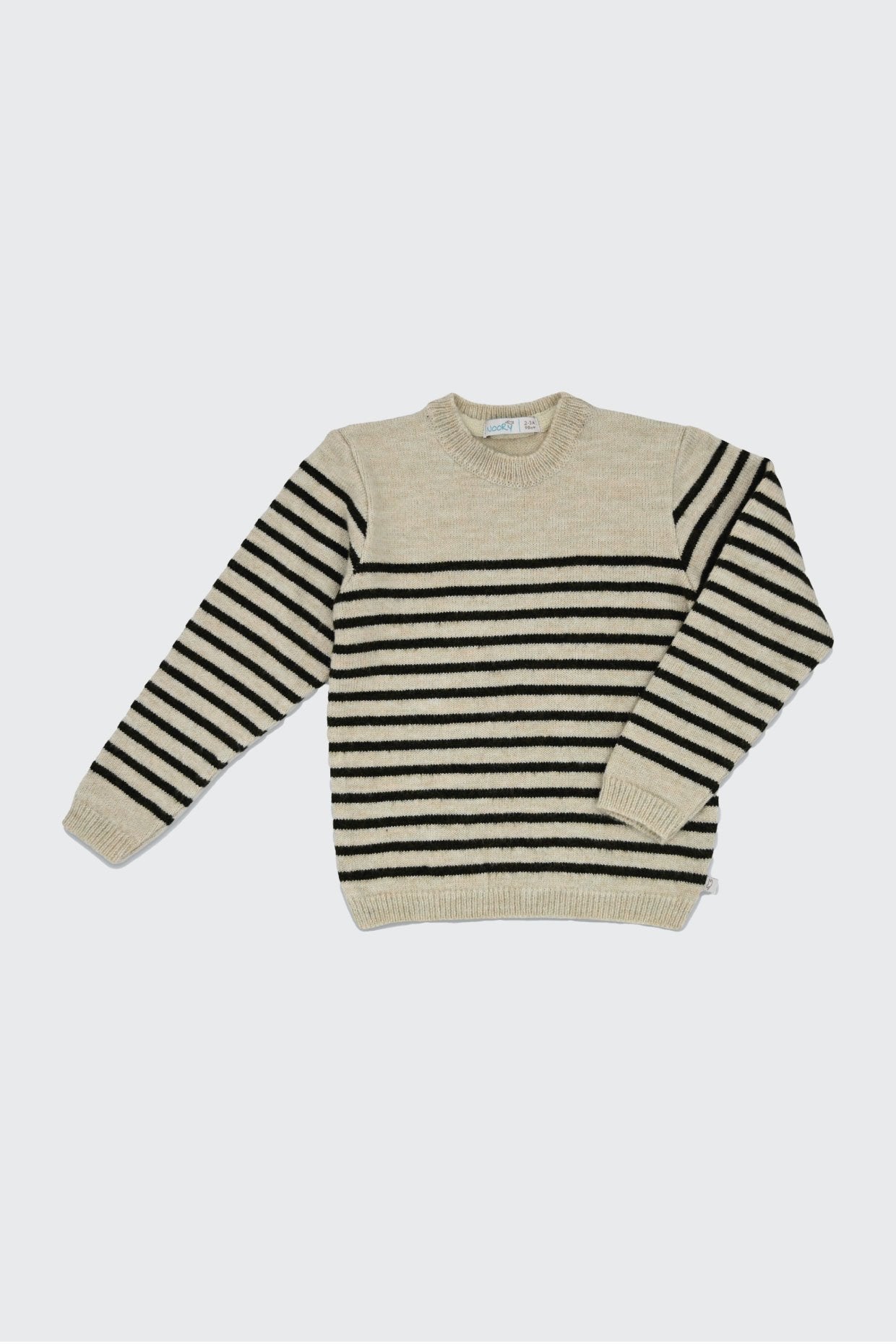 Pull à rayures en tricot