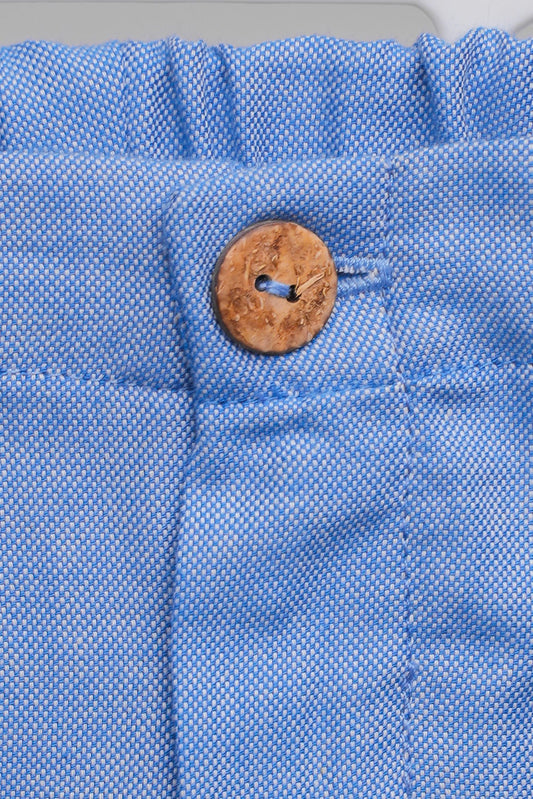 Short bleu pour garçon 100 % coton