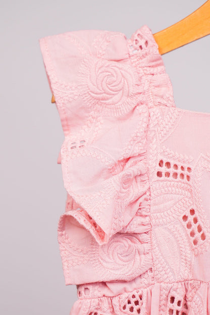 Robe broderie anglaise pour fille