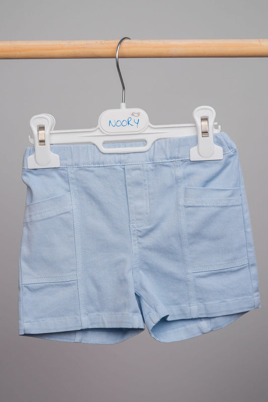 Short pour bébé garçon en gabardine 100 % coton