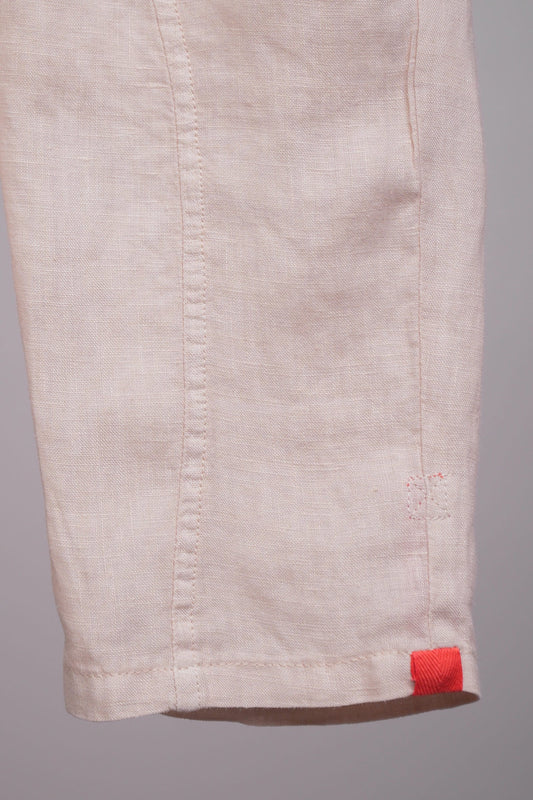 Pantalon en lin beige pour bébé garçon