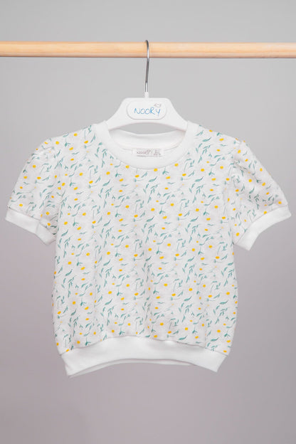 Ensemble pour fille comprenant un top et une jupe
