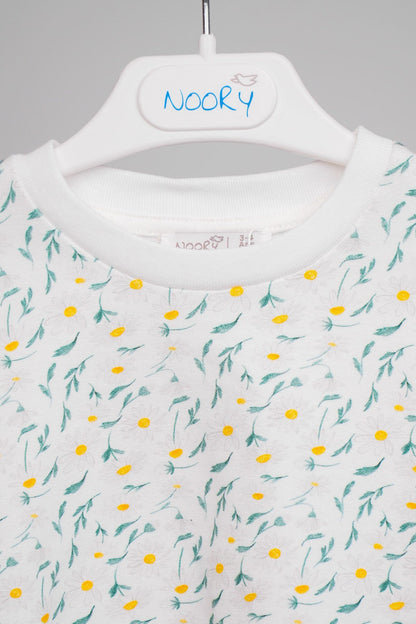 Ensemble pour fille comprenant un top et une jupe
