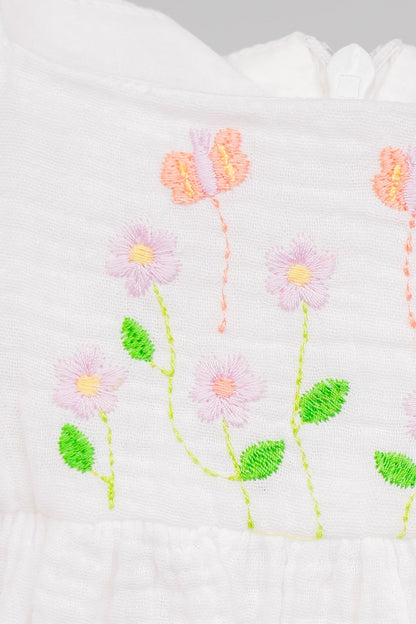 Ensemble d’Été en Double Gaze pour fille